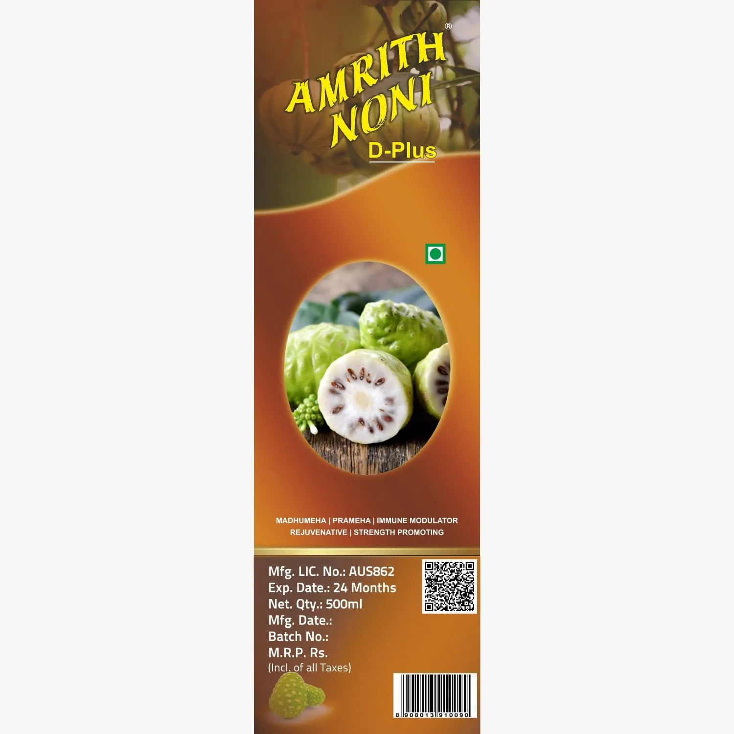 Amrith Noni D Plus Liquid 500 ml 5.webp